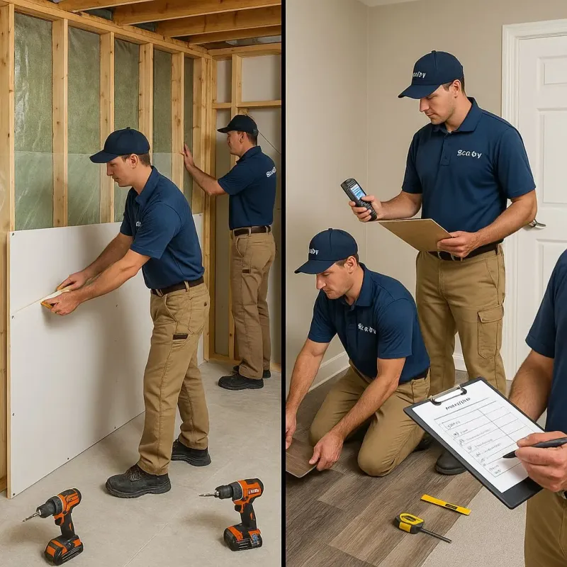 Repairs and Reconstruction process in South Blooming Grove, NY